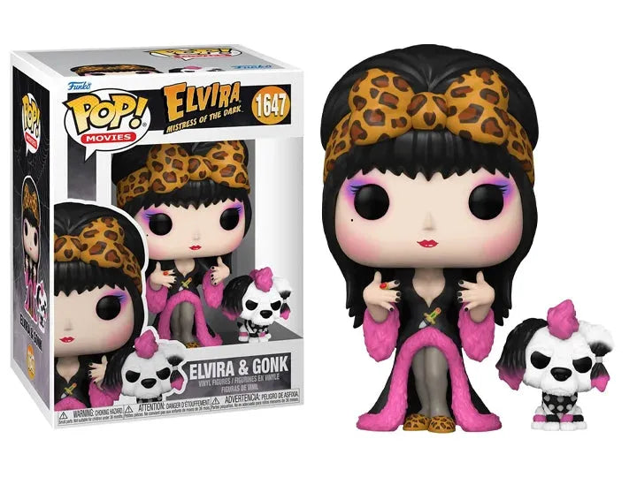 Funko Pop! & Buddy: Elvira: Mistress of the Dark - Elvira & Gonk Figure #1647 - Ginga Toys