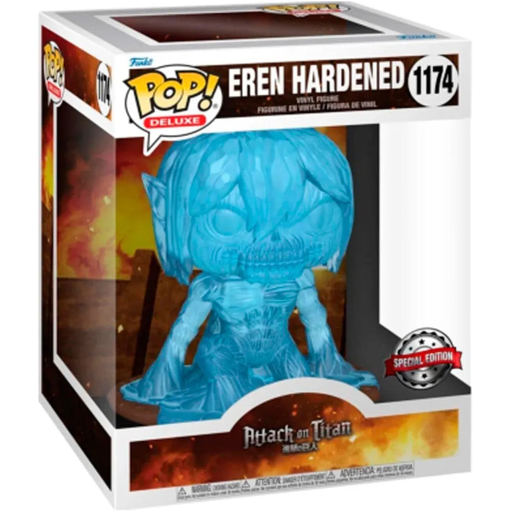 Funko Pop! Animation: Attack on Titan Eren Hardened Exclusive Vinyl Figure #1174 - Ginga Toys