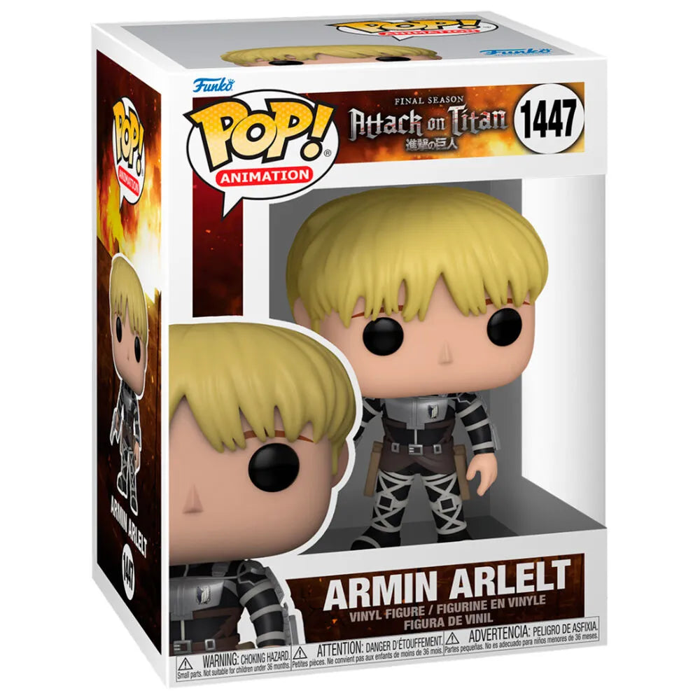 Funko Pop! Animation: Attack on Titan: Final Season - Armin Arlert Figure #1447 - Ginga Toys