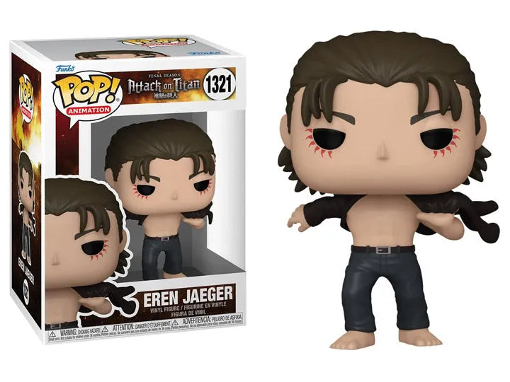 Funko Pop! Animation: Attack on Titan: Final Season - Eren Jaeger Figure #1321 - Ginga Toys