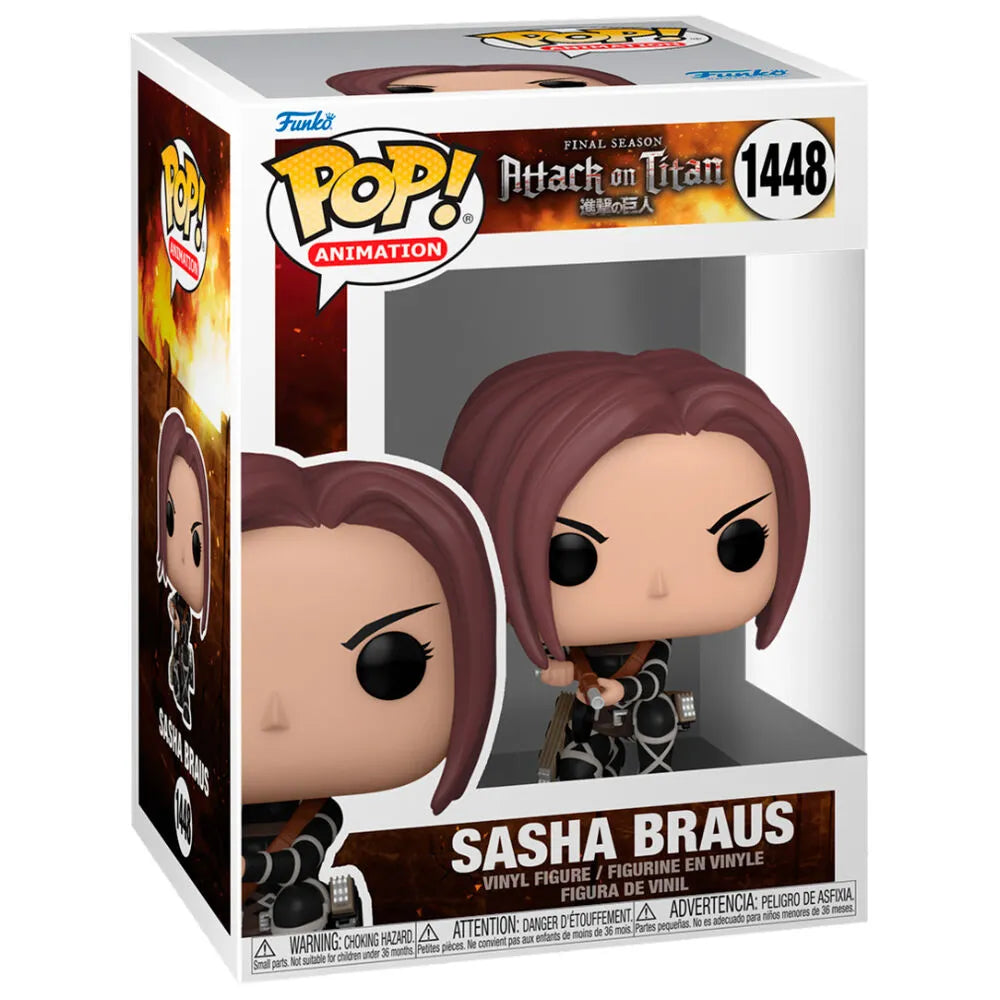 Funko Pop! Animation: Attack on Titan: Final Season - Sasha Braus Figure #1448 - Ginga Toys