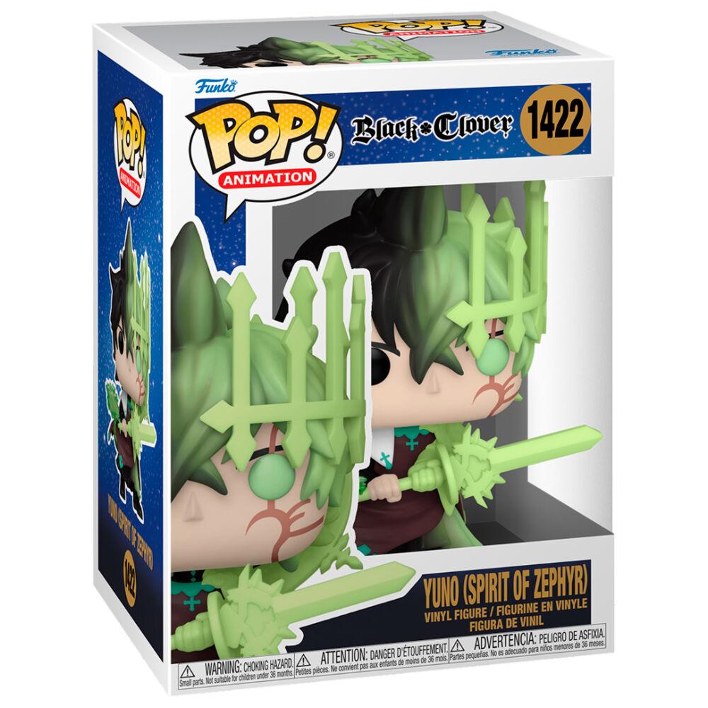 Funko Pop! Animation: Black Clover - Yuno (Spirit of Zephyr) Figure #1422 - Funko - Ginga Toys