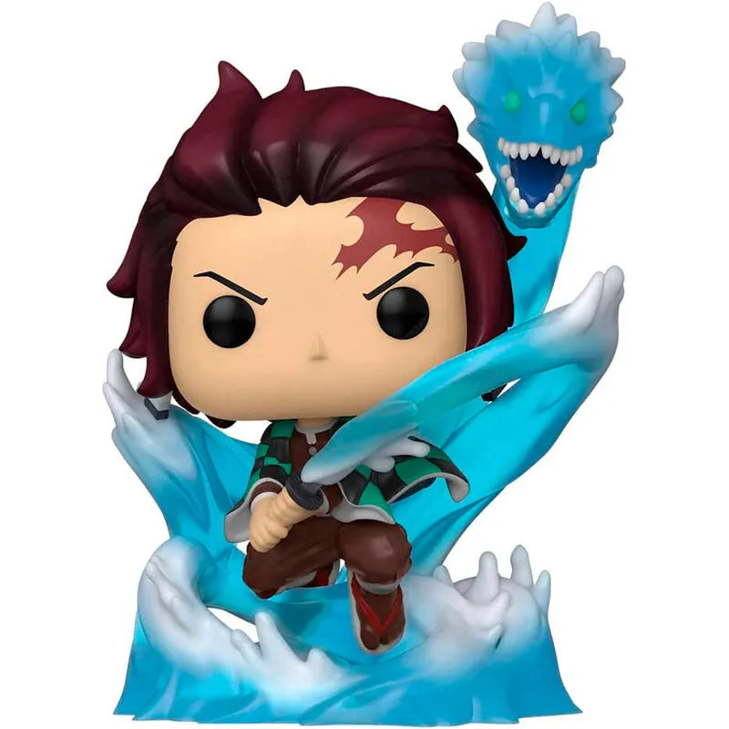 Funko Pop! Animation: Demon Slayer - Tanjiro Kamado Glow Exclusive Figure #873 - Ginga Toys