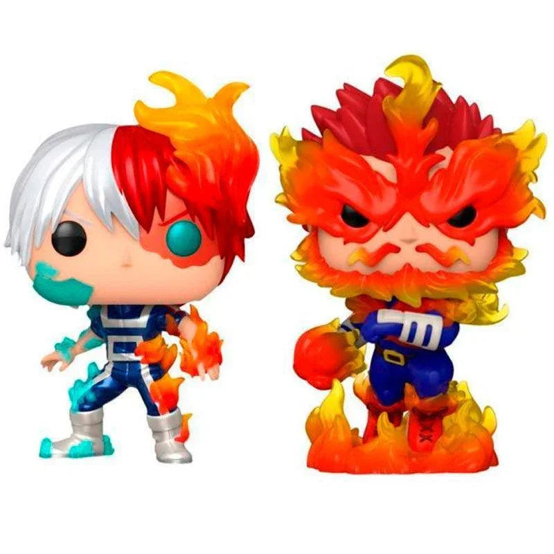 Funko Pop! Animation My Hero Academia - Shoto Todoroki & Endeavor Exclusive 2-Pack - Funko - Ginga Toys