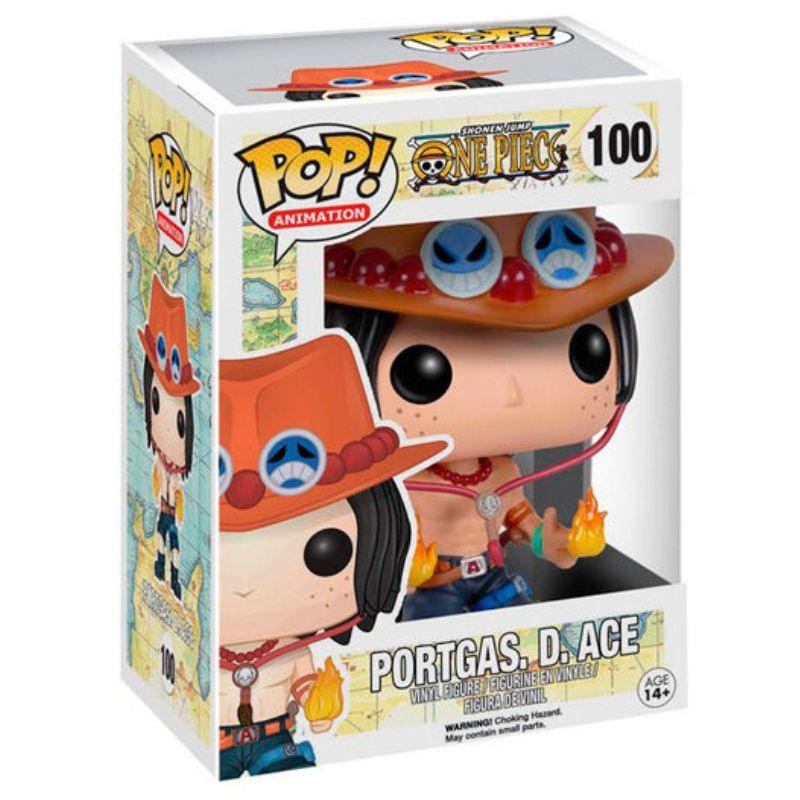 Funko Pop! Animation: One Piece - Portgas D. Ace Figure #100 - Funko - Ginga Toys