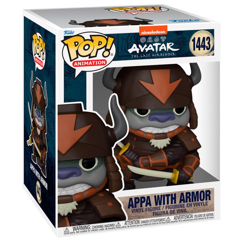 Funko Pop! Animation: Super Sized 6" Avatar: The Last Airbender - Appa with Armor Figure #1443 - Funko - Ginga Toys