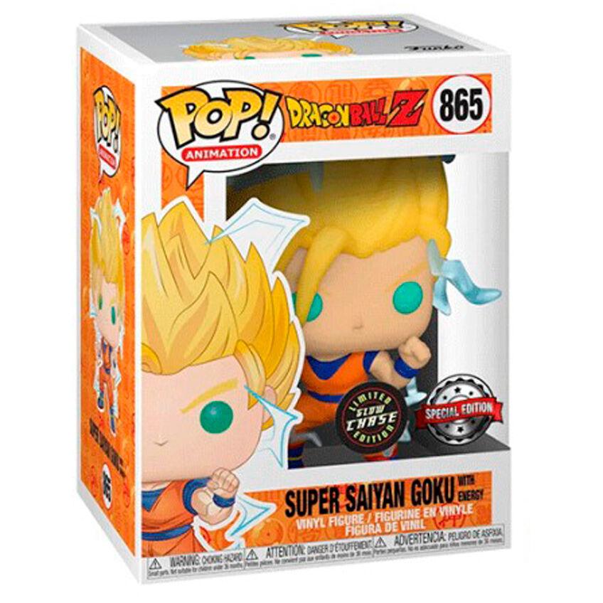 Funko Pop! Anime: Dragon Ball Z - Super Saiyan Goku CHASE Exclusive Figure #865 - Funko - Ginga Toys