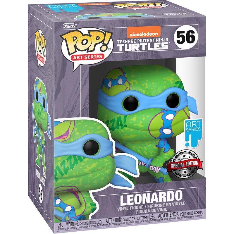 Funko Pop! Art Series: Teenage Mutant Ninja Turtles - Leonardo Exclusive Figure #56 - Funko - Ginga Toys