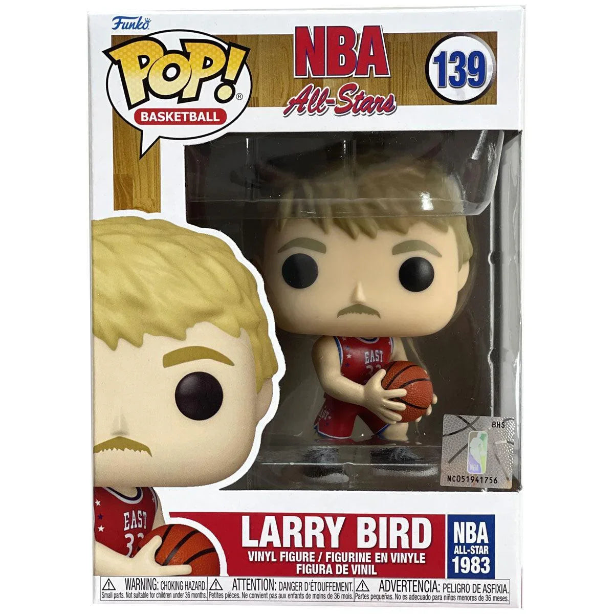 Funko POP Basketball NBA All Star Larry Bird 1983 Vinyl Figure #139 - Funko - Ginga Toys