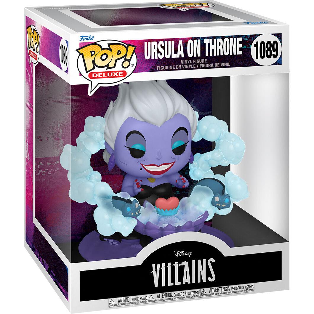 Funko Pop! Deluxe: Disney Villains - Ursula on Throne Figure Vinyl #1089 - Funko - Ginga Toys
