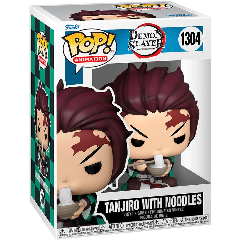 Funko Pop! Demon Slayer: Kimetsu no Yaiba - Tanjiro with Noodles Figure #1304 - Ginga Toys