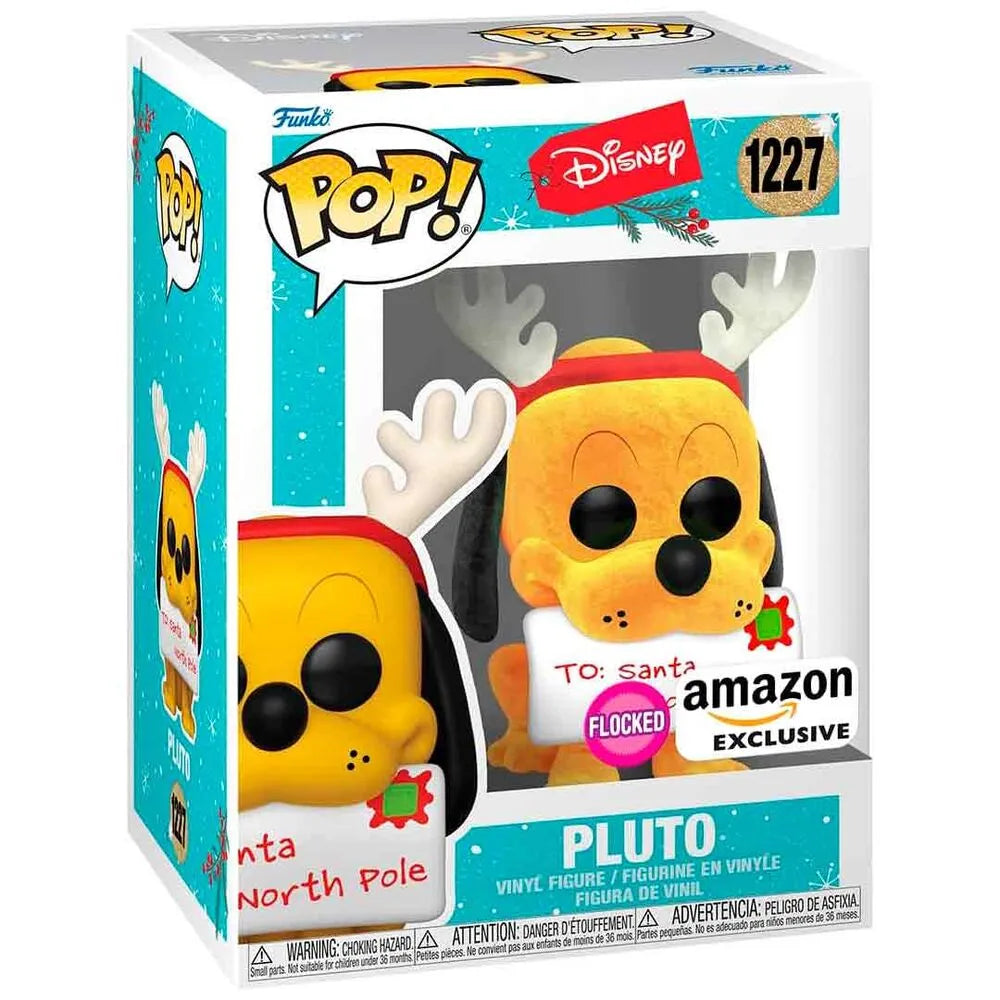 Funko Pop! Disney: Holiday - Reindeer Pluto Exclusive Figure #1227 - Ginga Toys