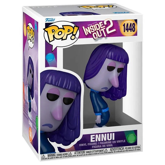 Funko Pop! Disney: Inside Out 2 - Ennui Vinyl Figure #1448 - Ginga Toys