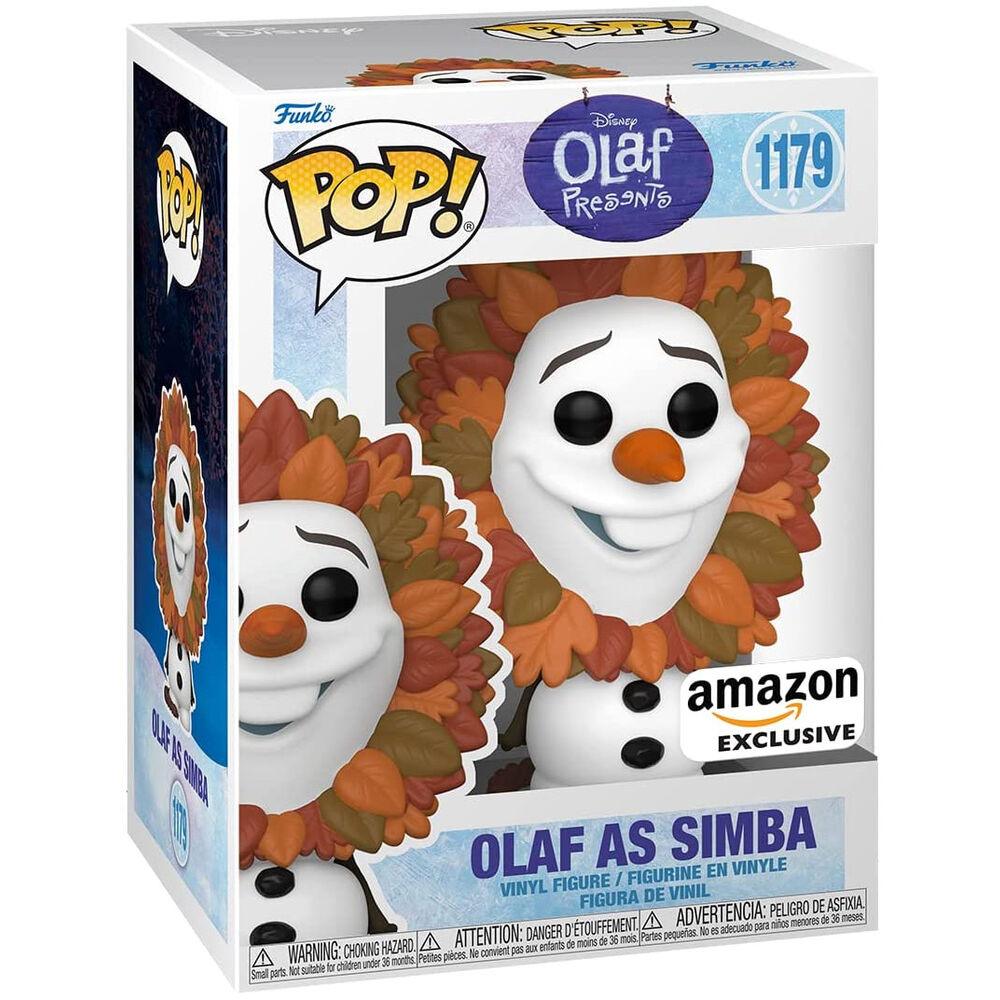 Funko Pop! Disney: Olaf Presents - Olaf as Simba Exclusive Figure #1179 - Funko - Ginga Toys