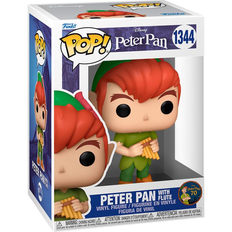 Funko Pop! Disney: Peter Pan 70th Anniversary - Peter Pan with Flute Figure #1344 - Funko - Ginga Toys