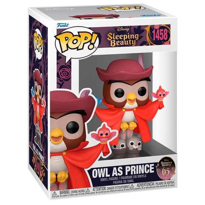 Funko Pop! Disney: Sleeping Beauty 65th - Owl as Prince Figure #1458 - Ginga Toys