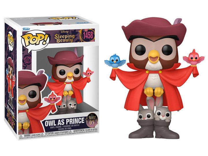 Funko Pop! Disney: Sleeping Beauty 65th - Owl as Prince Figure #1458 - Ginga Toys