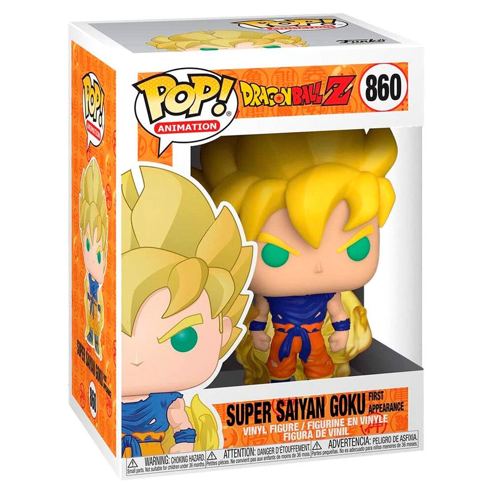 Funko Pop! Dragon Ball Z - Super Saiyan Goku Figure #860 (First Appearance) - Ginga Toys