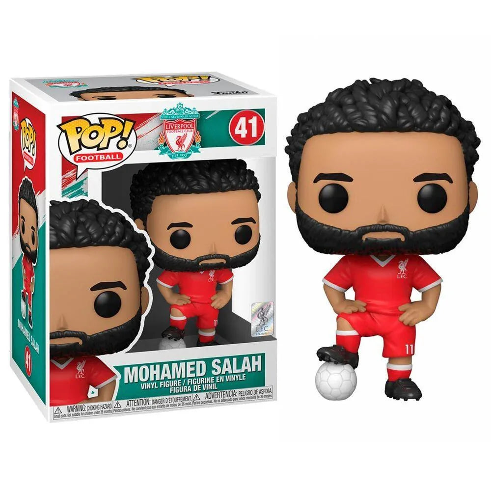 Funko POP Football Liverpool Mohamed Salah Vinyl Figure #41 - Funko - Ginga Toys