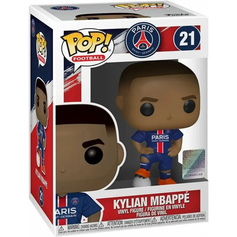 Funko Pop! Football: Paris Saint-Germain Kylian Mbappe Figure #21 - Ginga Toys