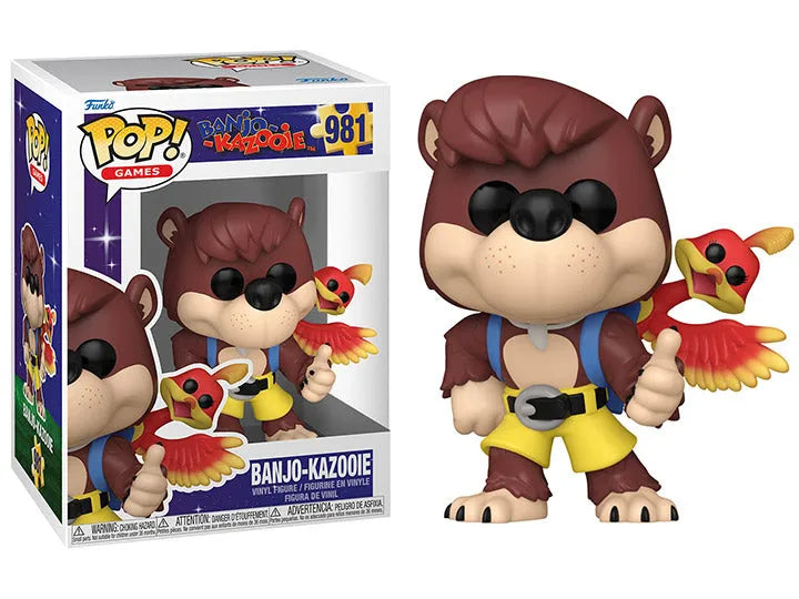 Funko Pop! Games: Banjo-Kazooie - Banjo & Kazooie Figure #981 - Ginga Toys