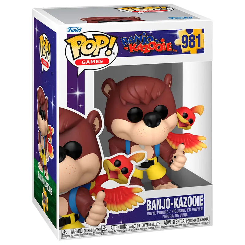 Funko Pop! Games: Banjo-Kazooie - Banjo & Kazooie Figure #981 - Ginga Toys