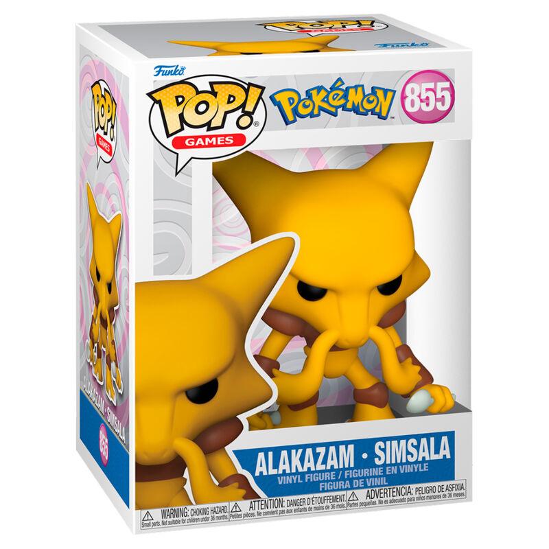 Funko Pop! Games: Pokémon - Alakazam Figure Vinyl #855 - Funko - Ginga Toys