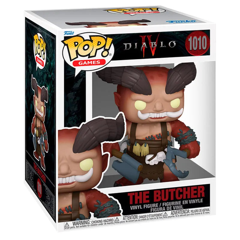 Funko Pop! Games: Super Sized 6" Diablo IV - The Butcher Vinyl Figure #1010 - Ginga Toys