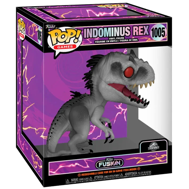 Funko Pop! Games: Super Sized 6" Funko Fusion - Indominus Rex Vinyl Figure #1005 - Ginga Toys