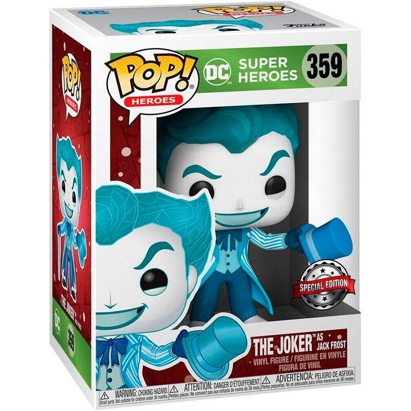 Funko Pop! Heroes: DC Super Heroes - The Joker Exclusive Figure #359 (as Jack Frost) - Funko - Ginga Toys