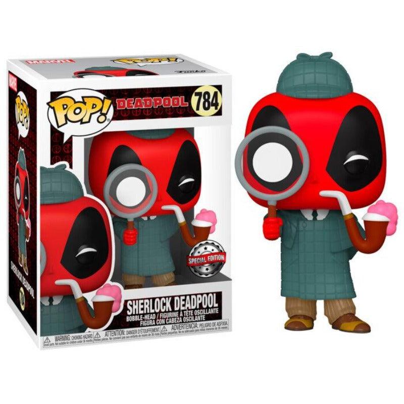 Funko POP Marvel Deadpool 30th Sherlock Deadpool Vinyl Figure #784 Exclusive - Funko - Ginga Toys