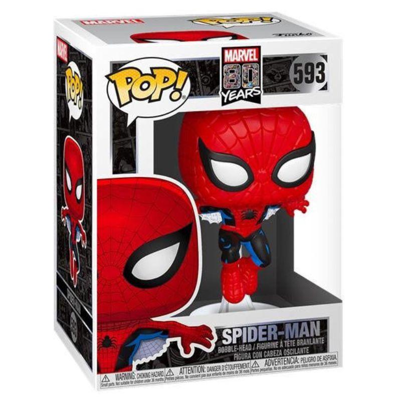 Funko Pop! Marvel: 80th Spider-Man Figure (First Appearance) #593 - Funko - Ginga Toys
