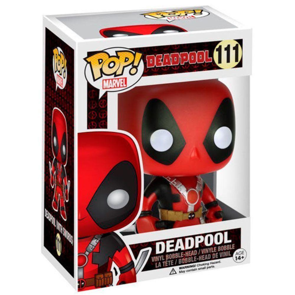 Funko Pop! Marvel: Deadpool - Deadpool with Swords Figure #111 - Funko - Ginga Toys