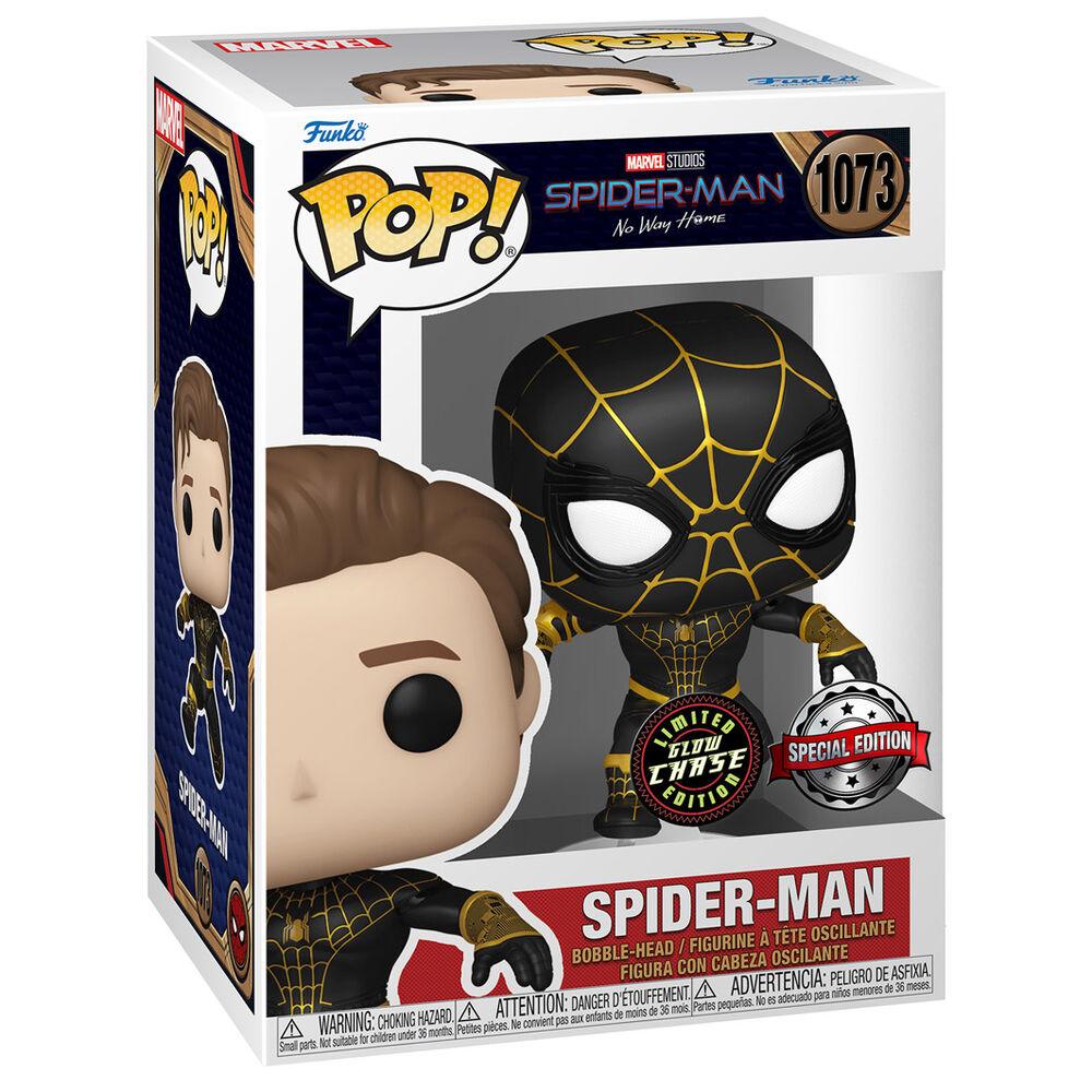 Funko Pop! Marvel Spider-Man No Way Home Glow CHASE Figure #1073 - Ginga Toys