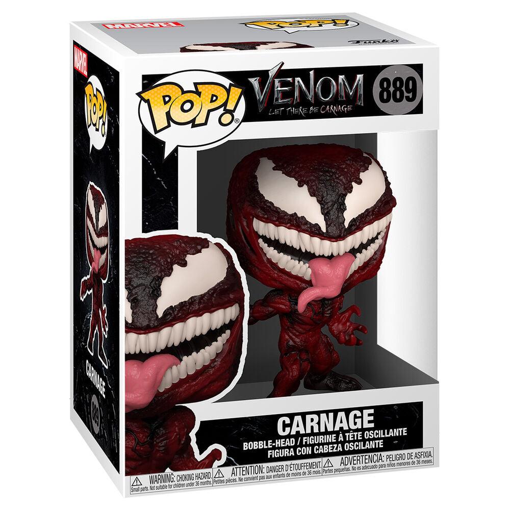 Funko Pop! Marvel Venom: Let There Be Carnage - Carnage Figure #889 - Funko - Ginga Toys