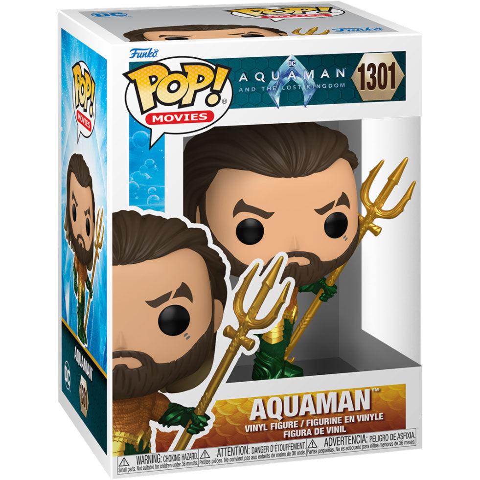 Funko Pop! Movies: Aquaman and the Lost Kingdom - Aquaman (Hero Suit) Figure #1301 - Funko - Ginga Toys