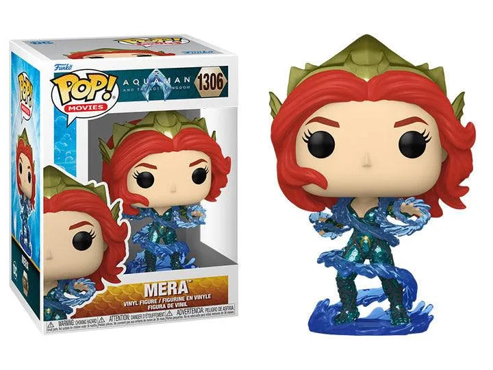 Funko Pop! Movies: Aquaman and the Lost Kingdom - Mera with Hydrokinesis Figure #1306 - Funko - Ginga Toys
