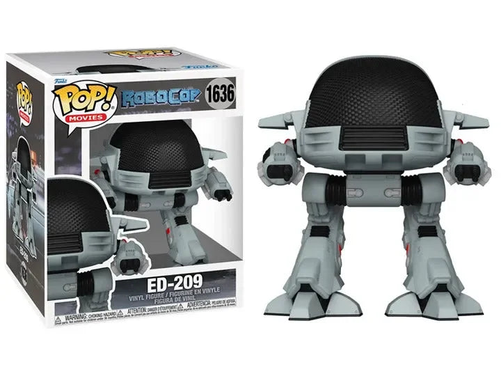 Funko Pop! Movies: Super Sized 6" RoboCop - ED-209 Figure #1636 - Ginga Toys