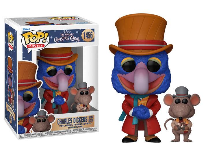 Funko Pop! Movies: The Muppet Christmas Carol - Charles Dickens with Rizzo Figure #1456 - Funko - Ginga Toys