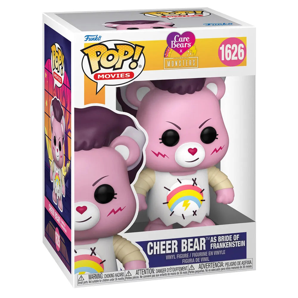 Funko Pop! Movies: Universal Monsters x Care Bares - Cheer Bear as Bride of Frankenstein Vinyl Figure #1626 - Ginga Toys