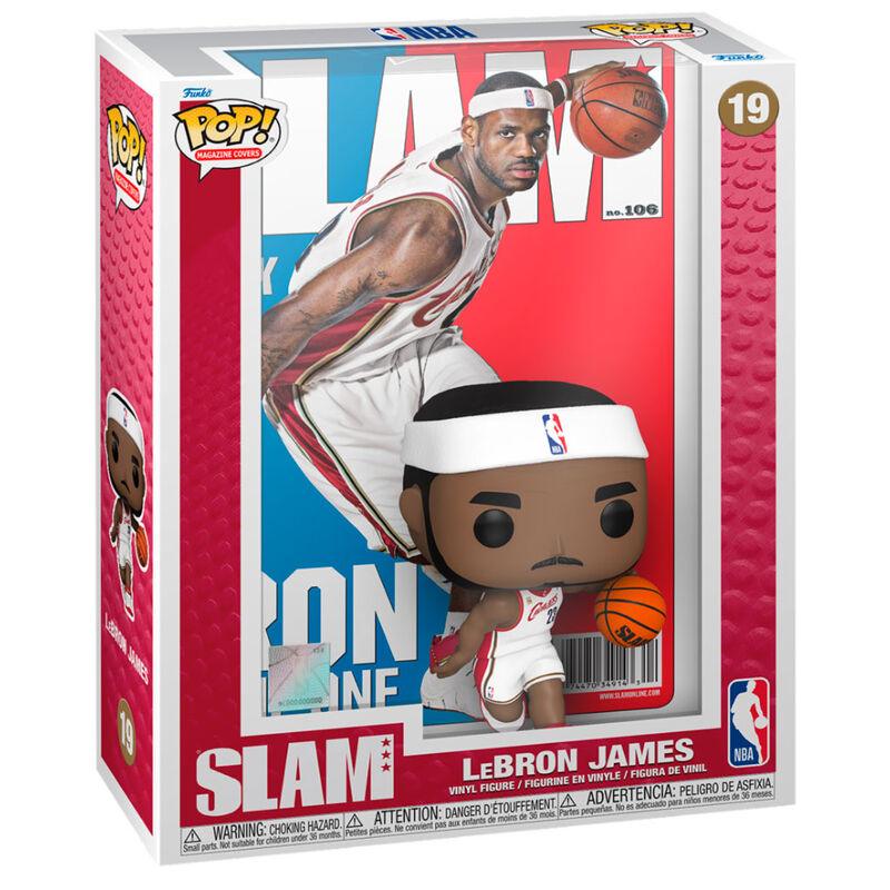 Funko Pop! NBA Cover: SLAM - LeBron James Figure #19 - Funko - Ginga Toys
