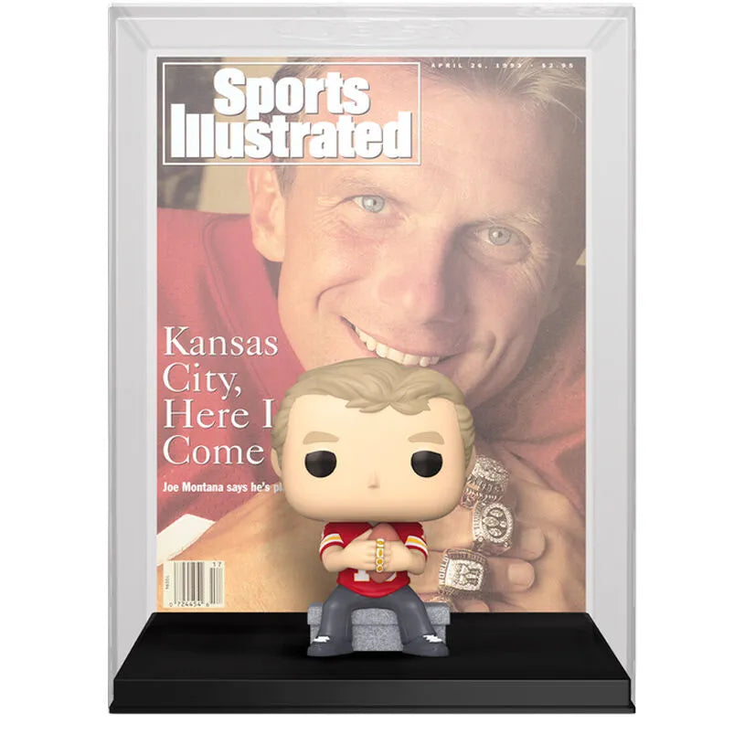 Funko Pop! NFL Cover: Sports Illustrated - Joe Montana Vinyl Figure #03 - Ginga Toys
