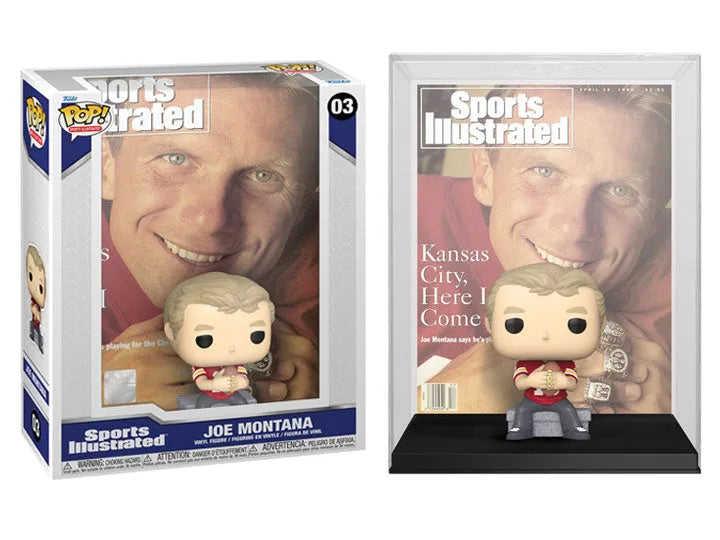 Funko Pop! NFL Cover: Sports Illustrated - Joe Montana Vinyl Figure #03 - Ginga Toys
