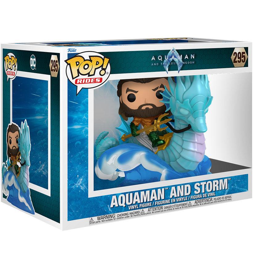 Funko Pop! Rides Super Deluxe: Aquaman and the Lost Kingdom - Aquaman & Storm Figure #295 - Funko - Ginga Toys