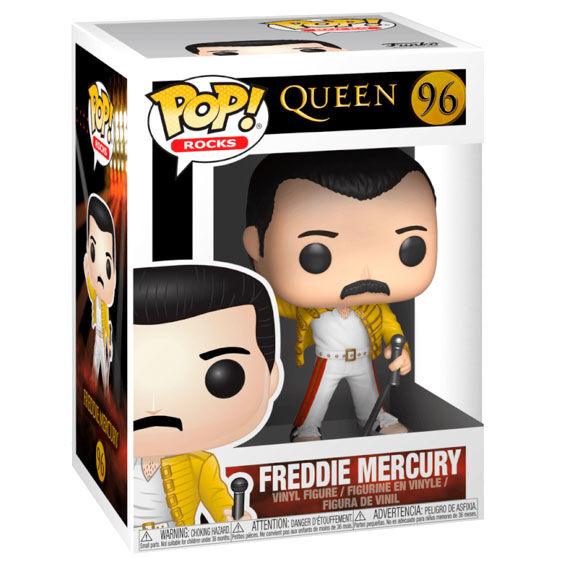 Funko Pop! Rocks: Queen - Wembley 1986 Freddie Mercury Figure #96 - Funko - Ginga Toys
