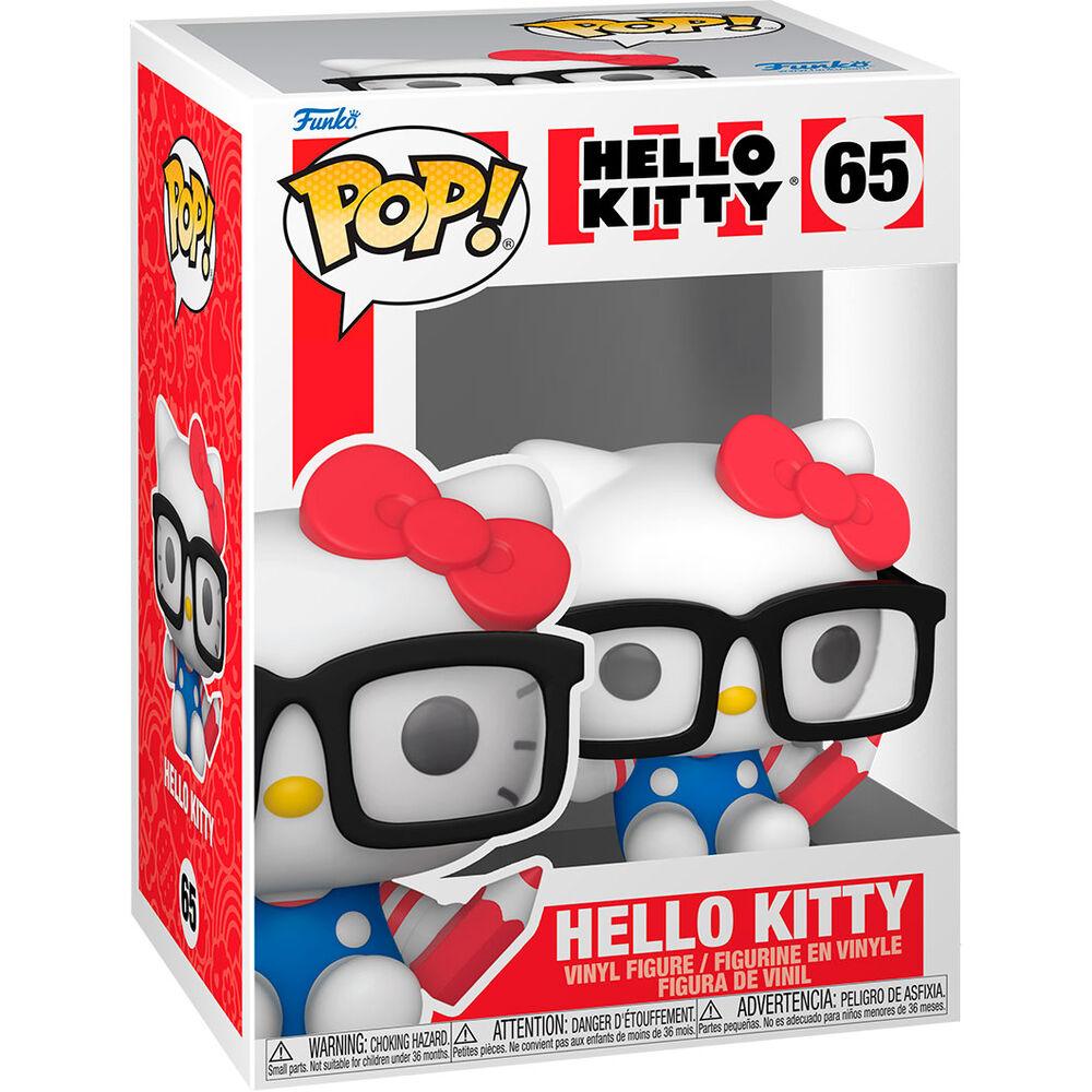 Funko Pop! Sanrio: Hello Kitty and Friends - Hello Kitty (Glasses) Figure #65 - Funko - Ginga Toys
