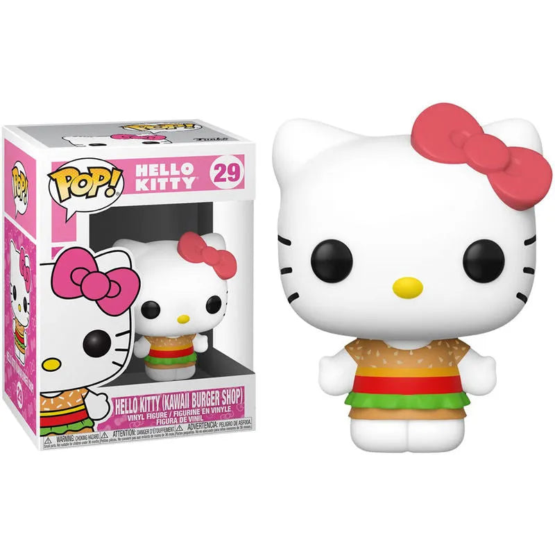 Funko Pop! Sanrio Hello Kitty (Kawaii Burger Shop) Vinyl Figure #29 - Ginga Toys