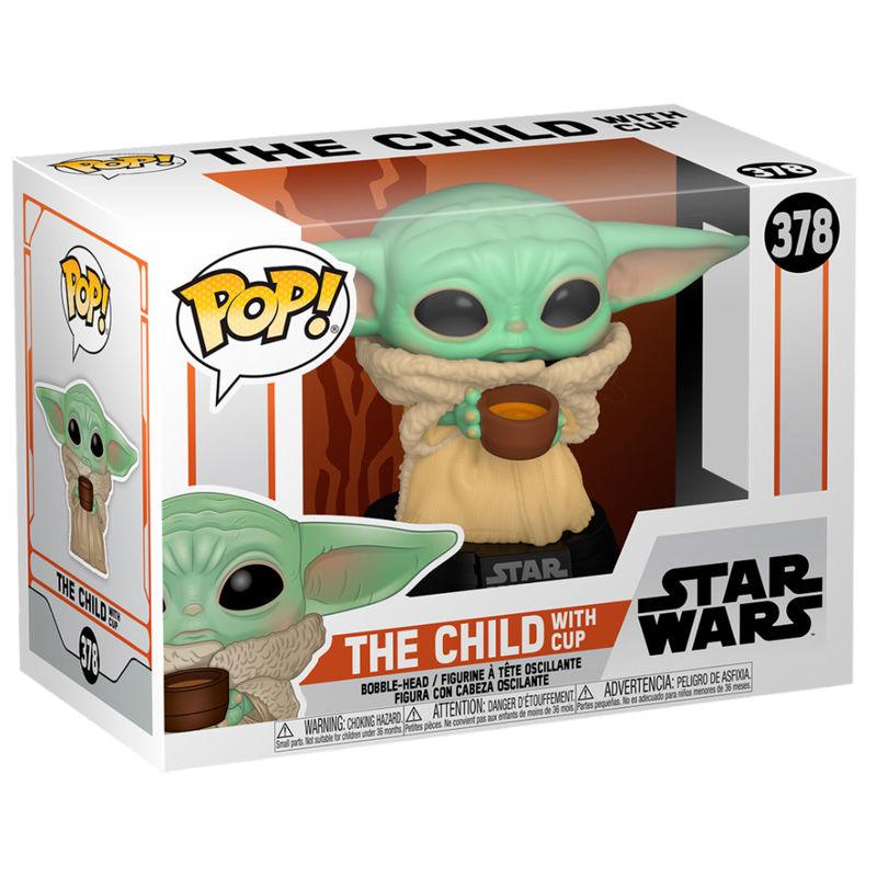 Funko Pop! Star Wars: The Mandalorian - The Child With Cup Vinyl Figure #378 - Ginga Toys