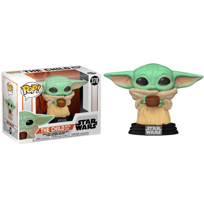 Funko Pop! Star Wars: The Mandalorian - The Child With Cup Vinyl Figure #378 - Ginga Toys