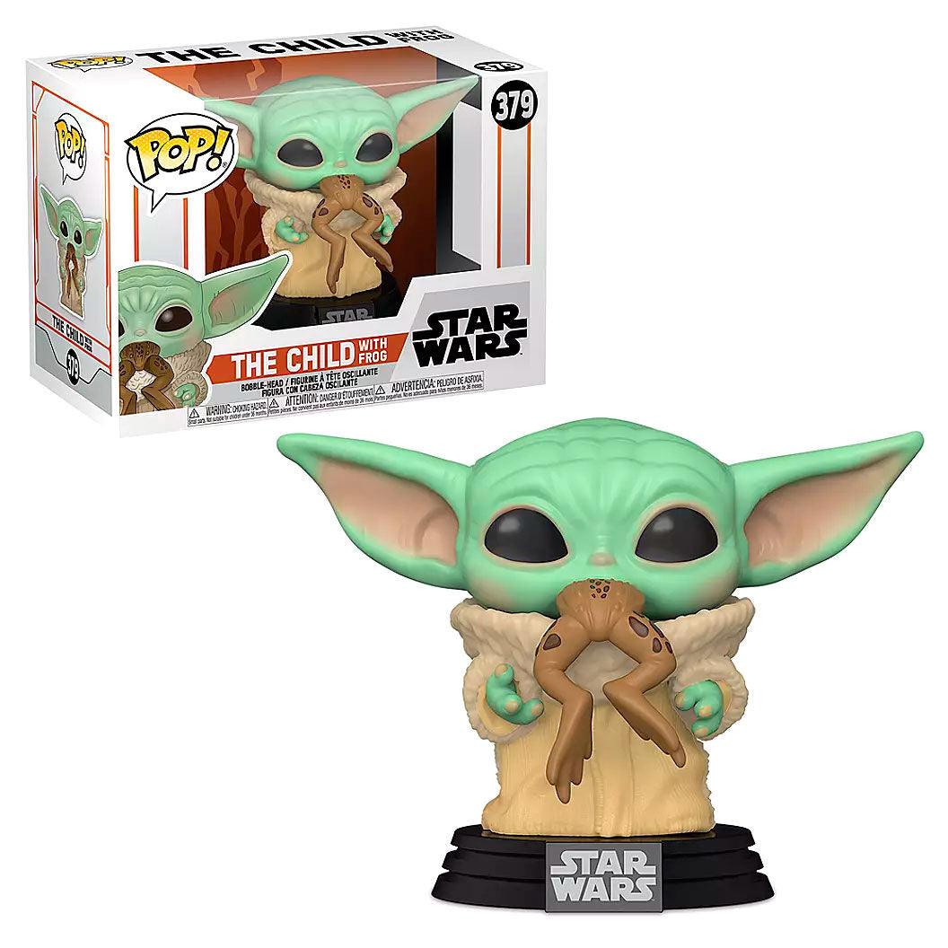 Funko Pop! Star Wars: The Mandalorian - The Child with Frog Vinyl Figure #379 - Ginga Toys